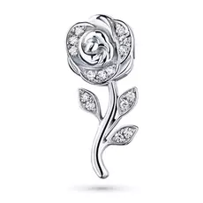 Подвеска из белого золота с бриллиантом э0901пд05180200