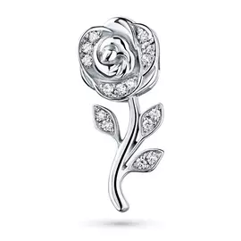 Подвеска из белого золота с бриллиантом э0901пд05180200