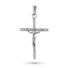 Подвеска из белого золота с бриллиантом э0901пд05184100