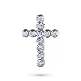 Подвеска из белого золота с бриллиантом э0901пд06111300