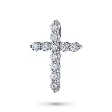 Подвеска из белого золота с бриллиантом э0901пд06162500