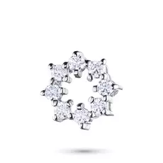 Подвеска из белого золота с бриллиантом э0901пд06174100