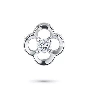 Подвеска из белого золота с бриллиантом э0901пд06220860