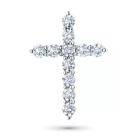 Подвеска из белого золота с бриллиантом э0901пд07180600