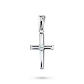 Подвеска из белого золота с бриллиантом э0901пд08182100