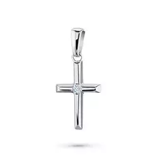 Подвеска из белого золота с бриллиантом э0901пд08182100