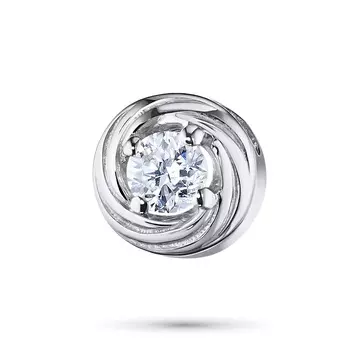 Подвеска из белого золота с бриллиантом э0901пд08185200