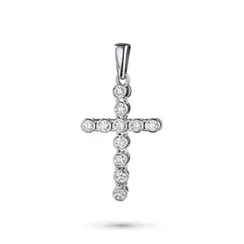 Подвеска из белого золота с бриллиантами э0901пд09200653