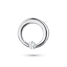 Подвеска из белого золота с бриллиантом э0901пд10173500