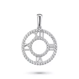 Подвеска из белого золота с бриллиантами э0901пд10200126