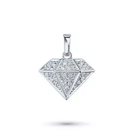 Подвеска из белого золота с бриллиантами э0901пд10200376
