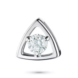 Подвеска из белого золота с бриллиантом э0901пд10200754