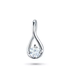 Подвеска из белого золота с бриллиантом э0901пд10210202