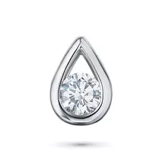Подвеска из белого золота с бриллиантом э0901пд12102500