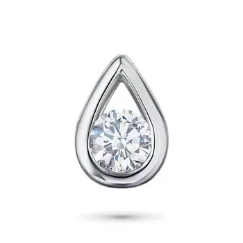 Подвеска из белого золота с бриллиантом э0901пд12102500