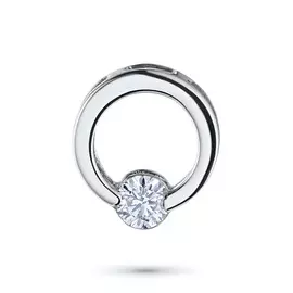 Подвеска из белого золота с бриллиантом э0901пд12142700