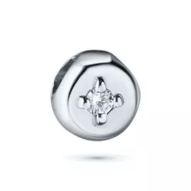 Подвеска из белого золота с бриллиантом э0901пд07070700