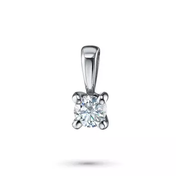 Подвеска из белого золота с бриллиантом э4001пд12161100