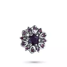 Подвеска из белого золота с гранатами э0906пд07195030