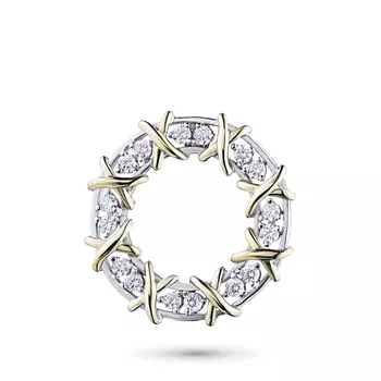 Подвеска из комбинированного золота э4812пд05182700