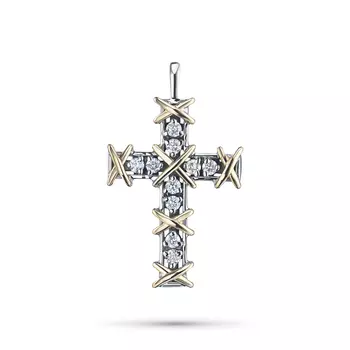 Подвеска из комбинированного золота э4812пд09171700