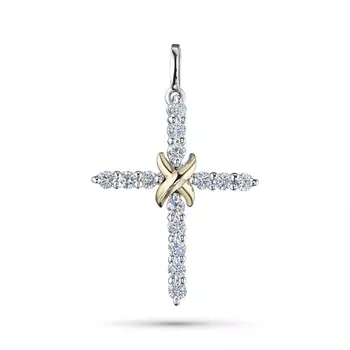 Подвеска из комбинированного золота э4812пд11184000