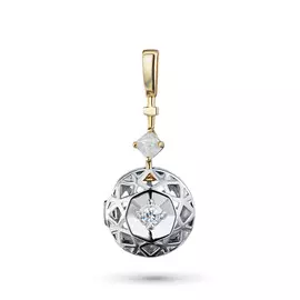 Подвеска из комбинированного золота с бриллиантами э1045пд04210363