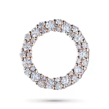 Подвеска из красного золота э0212пд01180100