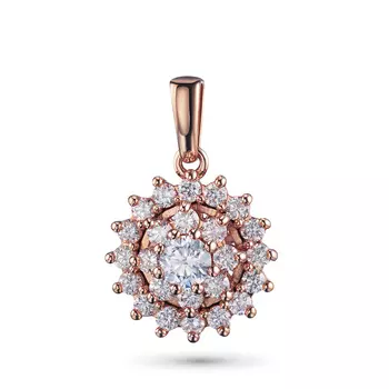 Подвеска из красного золота э0212пд07163600_white