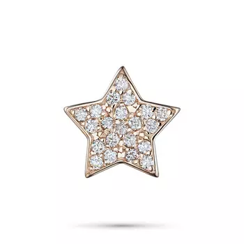 Подвеска из красного золота с бриллиантами э0201пд02181500