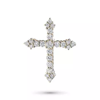 Подвеска из красного золота с бриллиантами э0201пд02185900