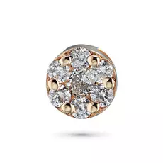 Подвеска из красного золота с бриллиантами э0201пд04152800