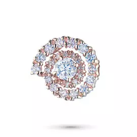 Подвеска из красного золота с бриллиантами э0201пд04202323