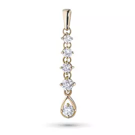 Подвеска из красного золота с бриллиантами э0201пд04202590