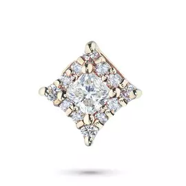 Подвеска из красного золота с бриллиантами э0201пд05150400