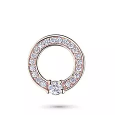 Подвеска из красного золота с бриллиантами э0201пд07174500