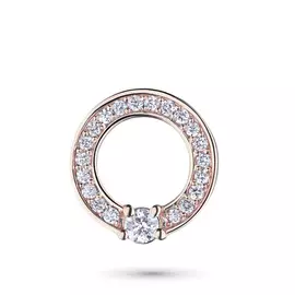 Подвеска из красного золота с бриллиантами э0201пд07174500