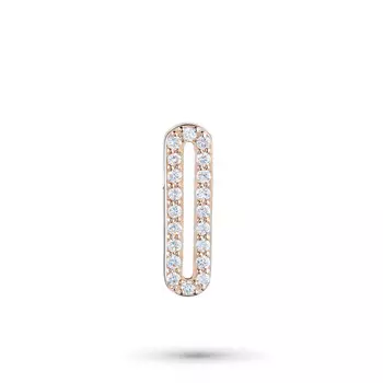 Подвеска из красного золота с бриллиантами э0201пд07210010