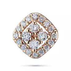 Подвеска из красного золота с бриллиантами э0201пд08183800