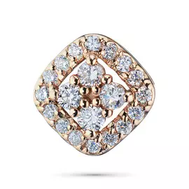 Подвеска из красного золота с бриллиантами э0201пд08183800