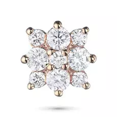 Подвеска из красного золота с бриллиантами э0201пд09164200