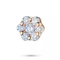 Подвеска из красного золота с бриллиантами э0201пд11141800