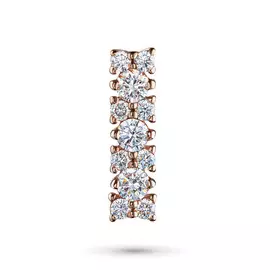 Подвеска из красного золота с бриллиантами э0201пд09181600