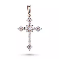 Подвеска из красного золота с бриллиантами э02п121715