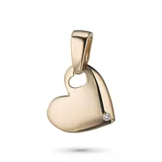 Подвеска из красного золота с бриллиантом э0201пд01160600