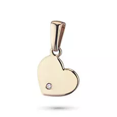 Подвеска из красного золота с бриллиантом э0201пд01182600