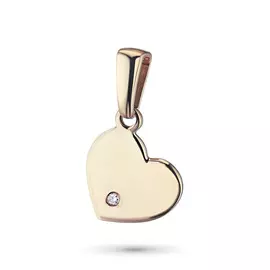 Подвеска из красного золота с бриллиантом э0201пд01182600