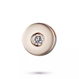 Подвеска из красного золота с бриллиантом э0201пд02172700