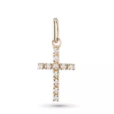 Подвеска из красного золота с бриллиантом э0201пд02180100