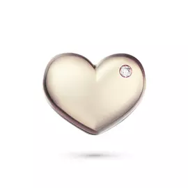 Подвеска из красного золота с бриллиантом э0201пд02188700